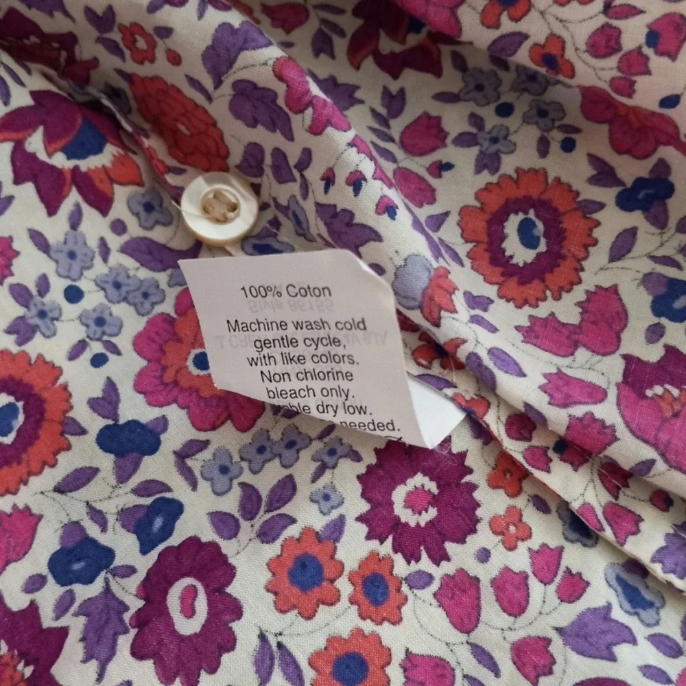 J. Crew - 🌸 RARE 🌸 Liberty Print Perfect Shirt in D'anjo Floral - Picture 2 of 5
